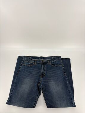 Nautica Men W34 L32 Relaxed Straight Stretch Zipper Button Closure Jean